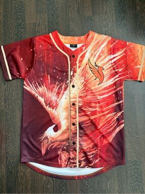 Illenium Fallen Embers 3 Baseball Jersey Adult Medium